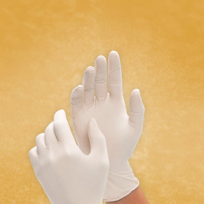 Latex Gloves Powder-Free Finger Grip Industrial Adenna Bronze SABR640
