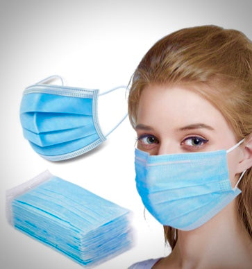 Face Mask Ear Loop High Filtration Disposable 3ply Non-Woven Fabric FDA Approve