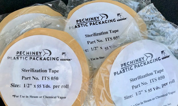 Sterilization Tape Latex-Free Lead-Free Steam Indicator Tap Autoclave SITS050