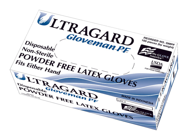 Latex Gloves Powder Free Quality Texture Industrial Ultragard  SGMPF
