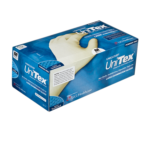 Latex Gloves Powder-Free Provides Excellent Grip  Uni-Tex
